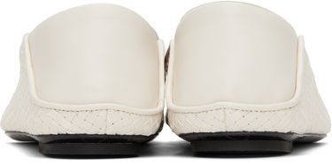 Njega cipela Bottega Veneta Bottega Veneta Adamo Woven Slippers Bijela | 807010 V4VE0, 1