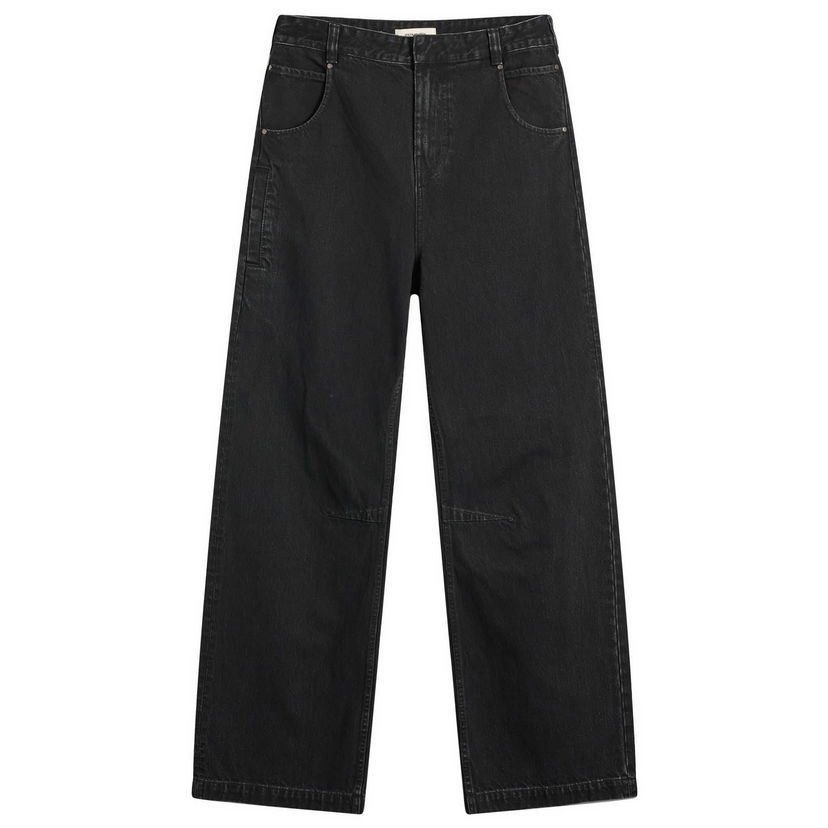 Jeans Entire Studios Gem Jeans, Size Large Crna | ESU-S25-11007-MA