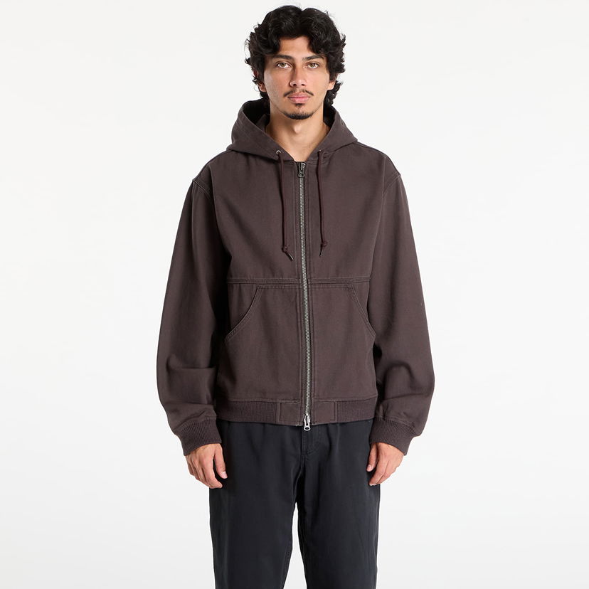 Jakna GRAMICCI Gramicci El Cap Canvas Hooded Jacket Smeđa | G5FM-J002 UMBER