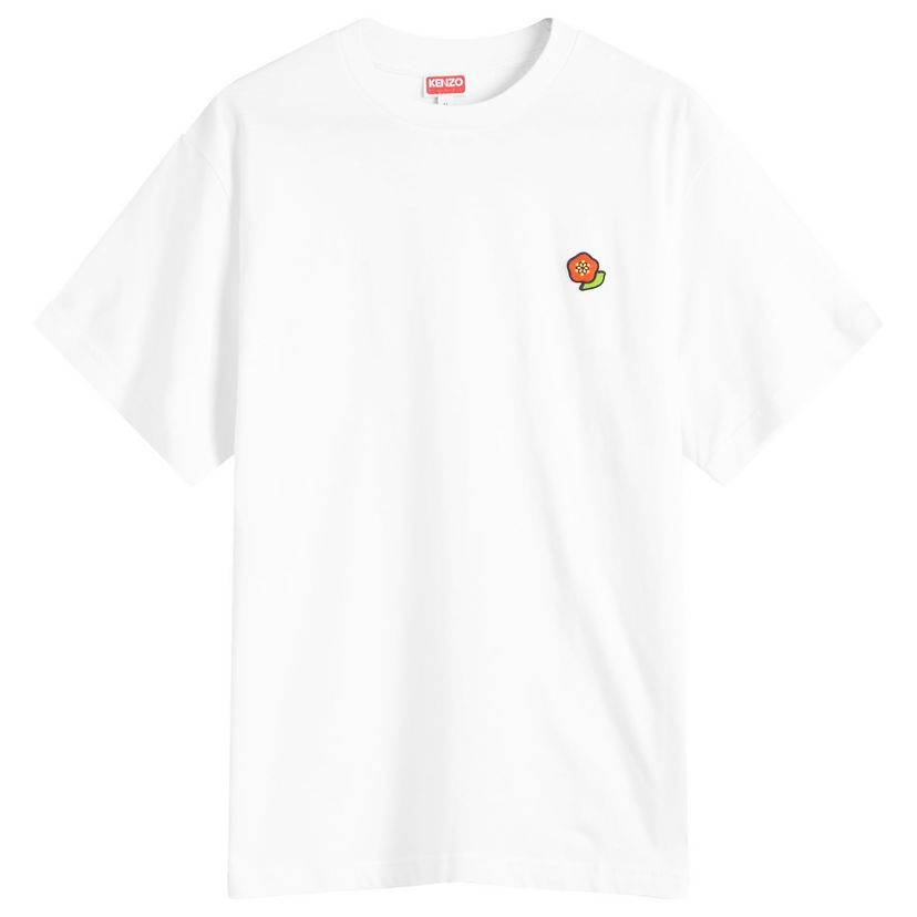 Majica kratkih rukava KENZO Pop Crest Embroidered Classic T-Shirt (Off White), Size Large Bijela | FF55TS5284SG-02