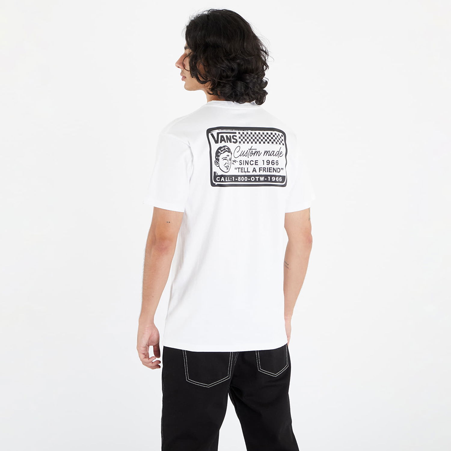 Majica kratkih rukava Vans Psyche Custom Bijela | VN000G05WHT1, 1