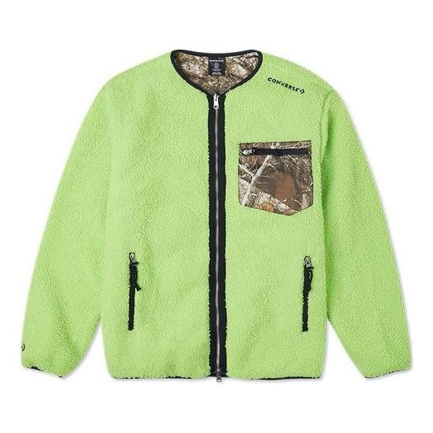 Džemper Converse Reversible Sherpa Jacket Zelena | 10020206-A01