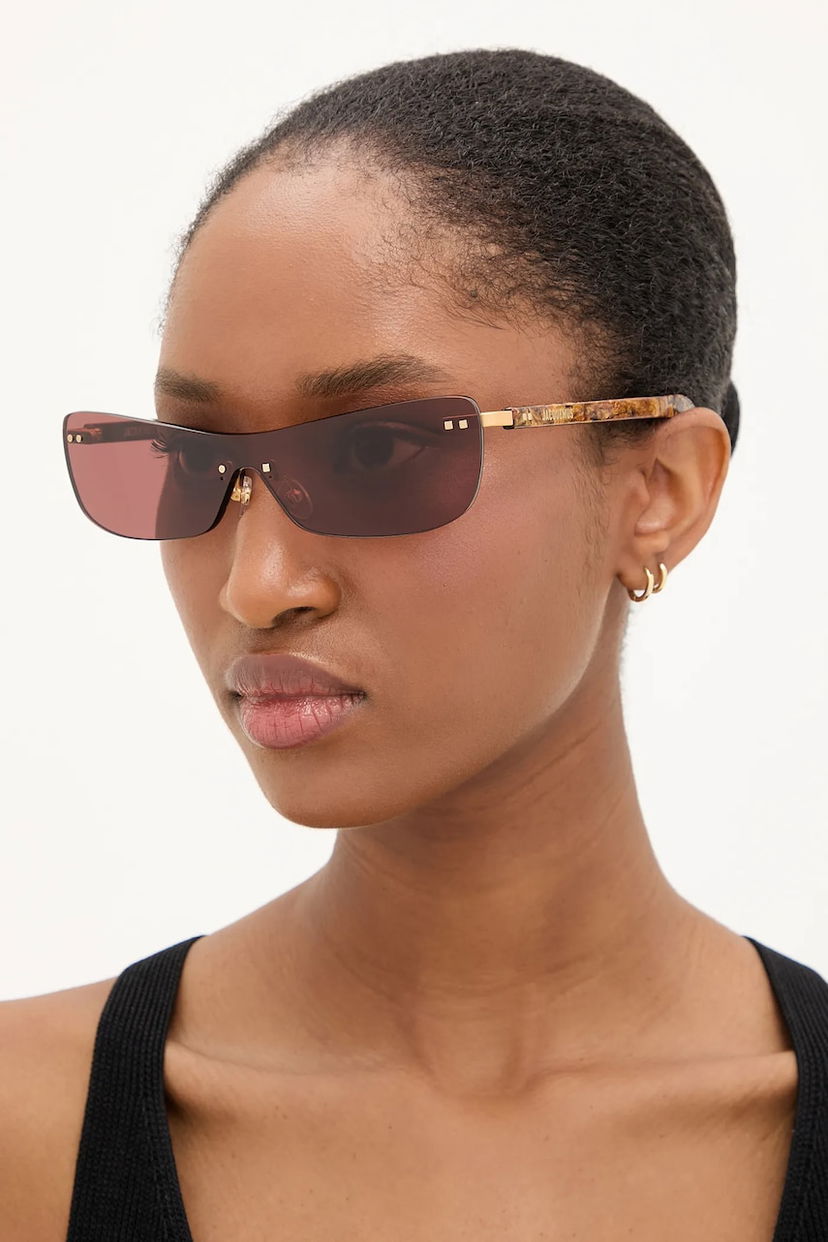 Sunčane naočale Jacquemus Jacquemus MIRADA Sunglasses Smeđa | JAC69C2SUN
