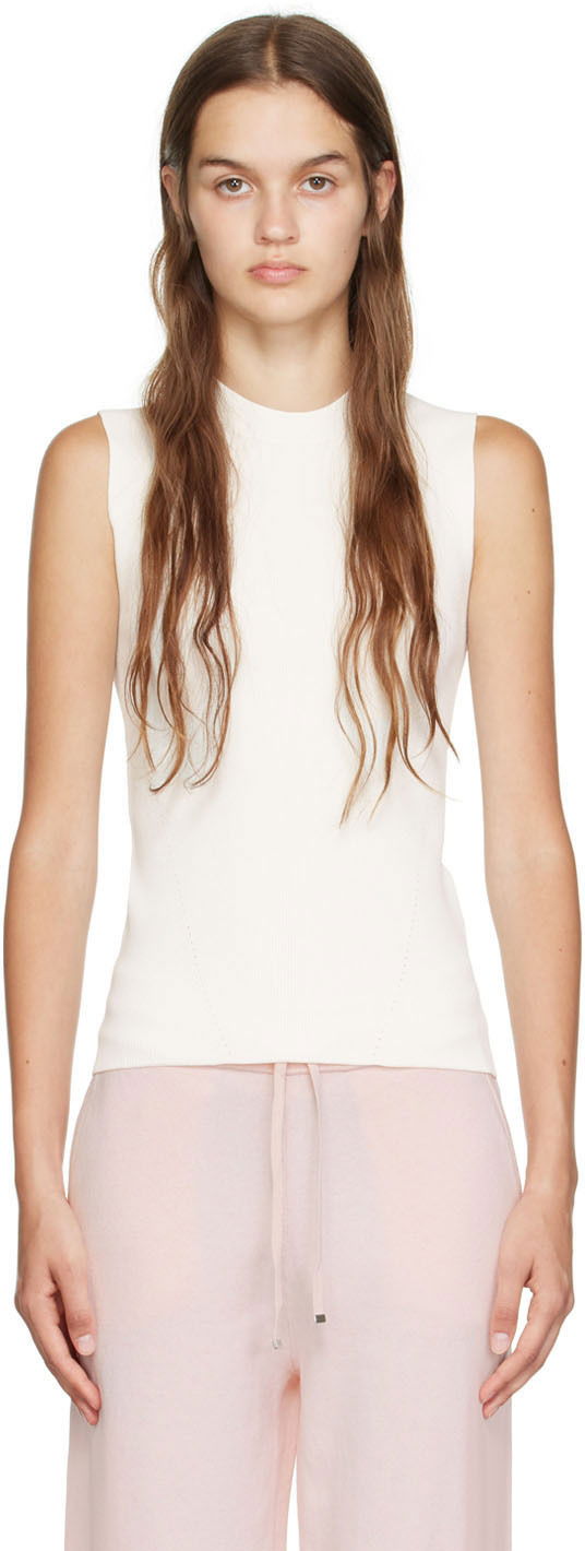 Majica bez rukava BOSS Sleeveless Tank Top Bijela | 50471663 10242275