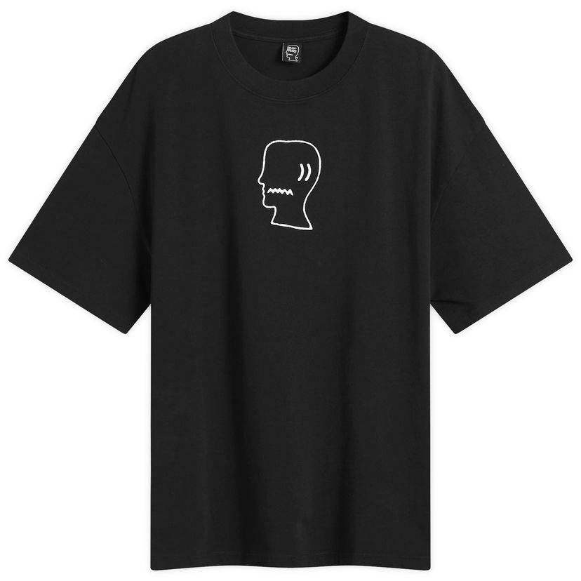 Majica kratkih rukava Brain Dead Brain Dead Logo Head T-Shirt, Size Large Crna | BDF24T000045-BLK