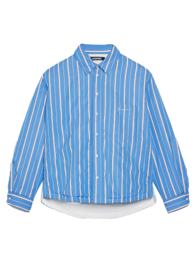 Košulja Jacquemus La Chemise Boulanger Tirkiz | 236SH105-1453-3BR