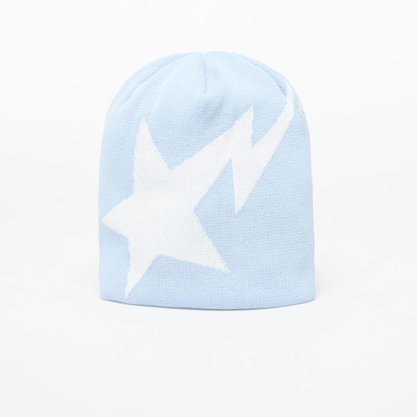 Kapica BAPE A BATHING APE Sta Knit Cap Plava | 001HTL301004MSAX