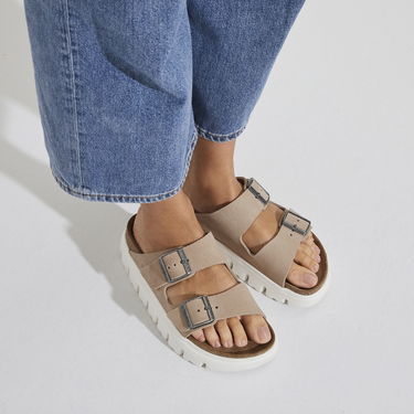 Tenisice i cipele Birkenstock Arizona Chunky Suede Leather Bež | 1024950, 7
