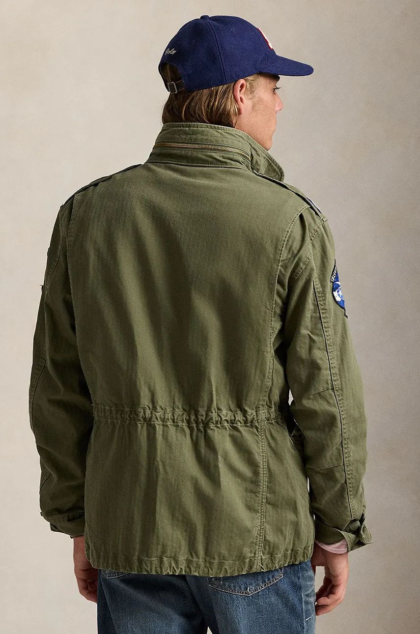 Prsluk Polo by Ralph Lauren Green Cotton Field Jacket Bež | 710961616, 1