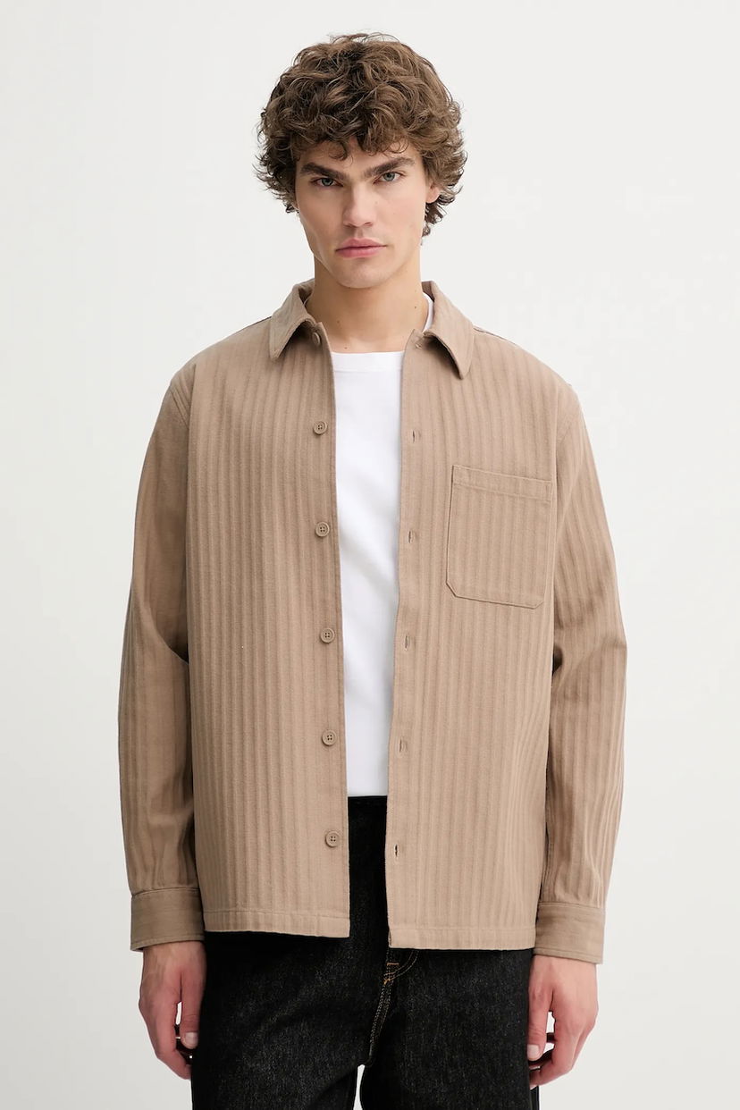 Košulja Samsoe Samsoe Samsoe Samsoe SADAMON Regular Fit Collared Shirt Bež | M25200057