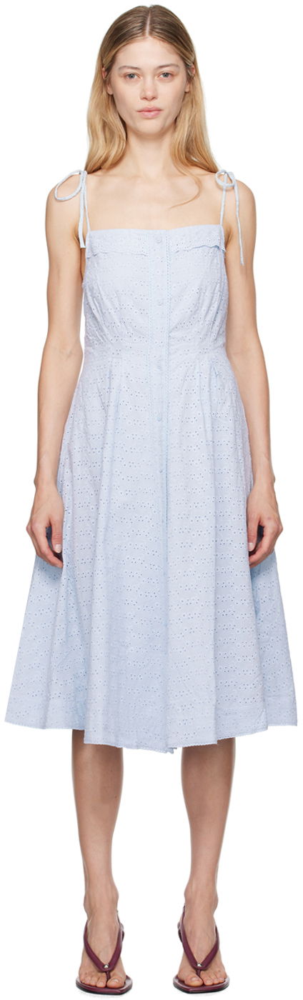 Haljina GUIZIO Guizio Acadia Midi Dress Plava | P24403W098