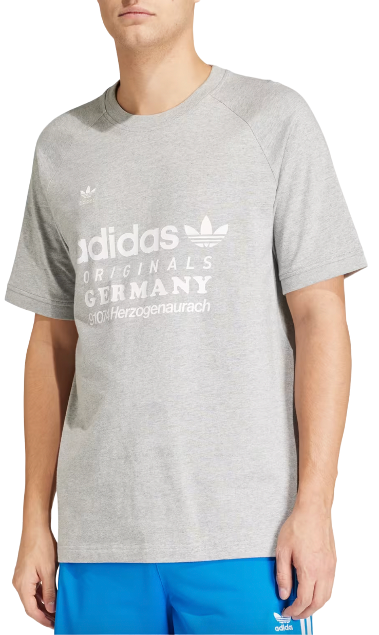 Majica kratkih rukava adidas Originals GRF TEE Siva | iu0224