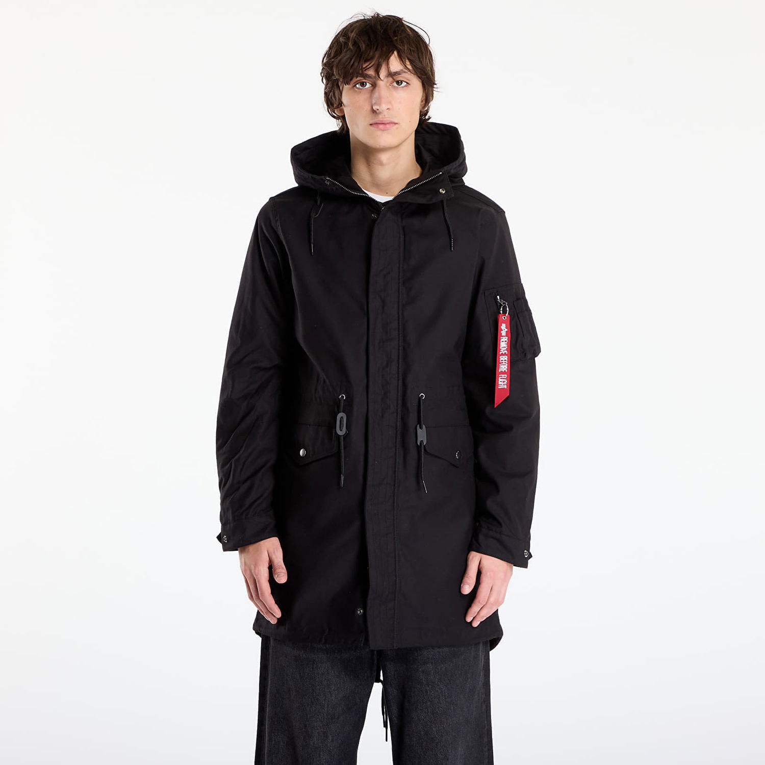 Parka Alpha Industries Jacket Studio M-51 Fishtail Backprint (2in1) Crna | 258112-03, 0