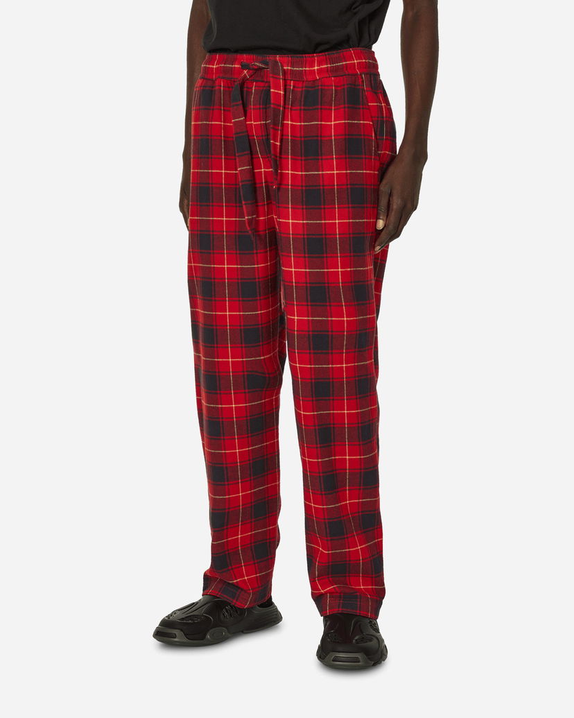 Pidžama TEKLA Flannel Plaid Pijamas Pants Crvena | SWP-REPL REPL
