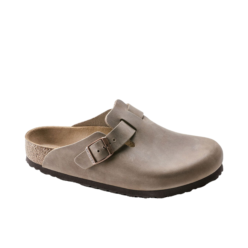 Tenisice i cipele Birkenstock Boston Oiled Leather Narrow Fit Siva | 960813