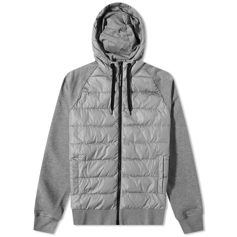 Pernata jakna Canada Goose Canada Goose Hybridge Huron Hoody Siva | 6843M-717