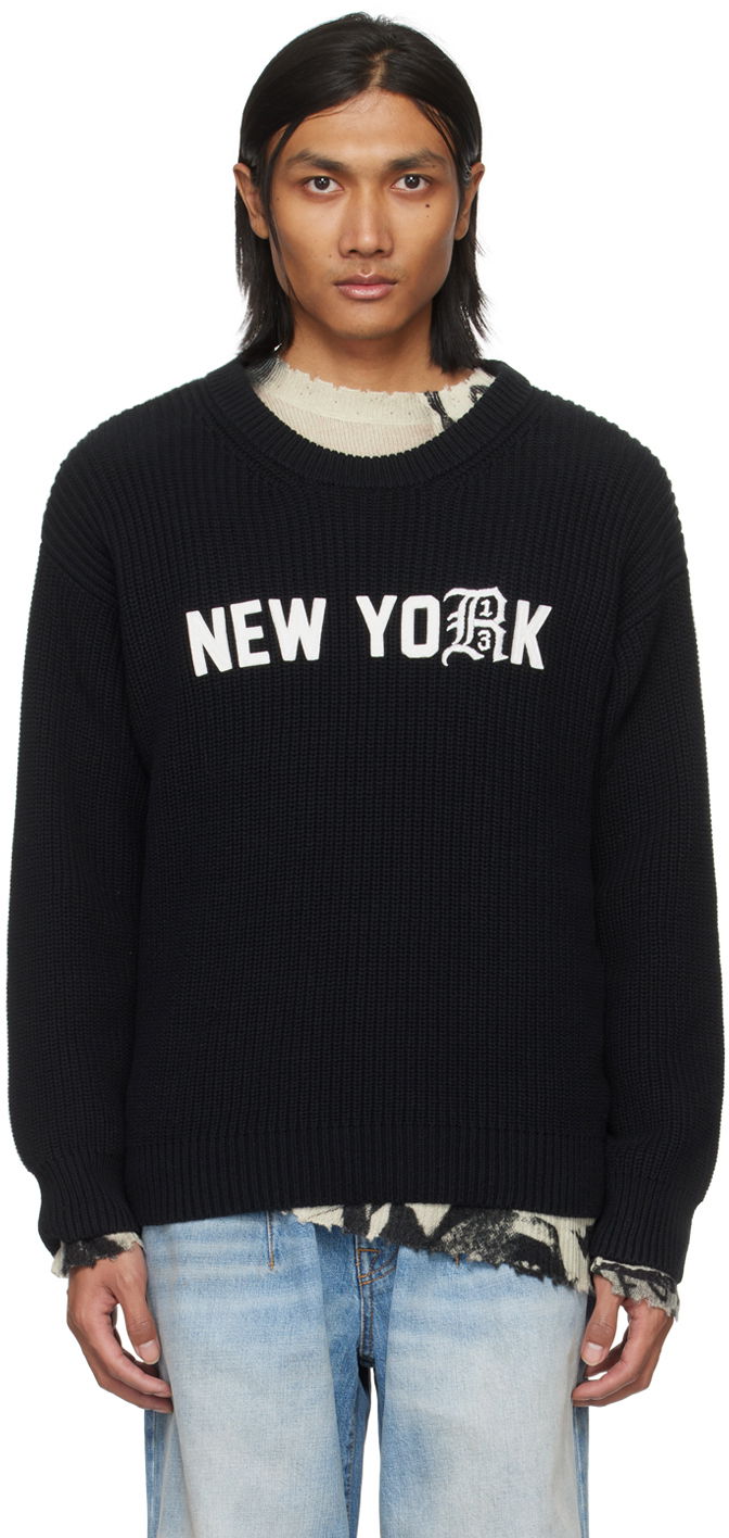 Džemper R13 R13 'New York' Knit Sweater Crna | R13WY199-Y016C