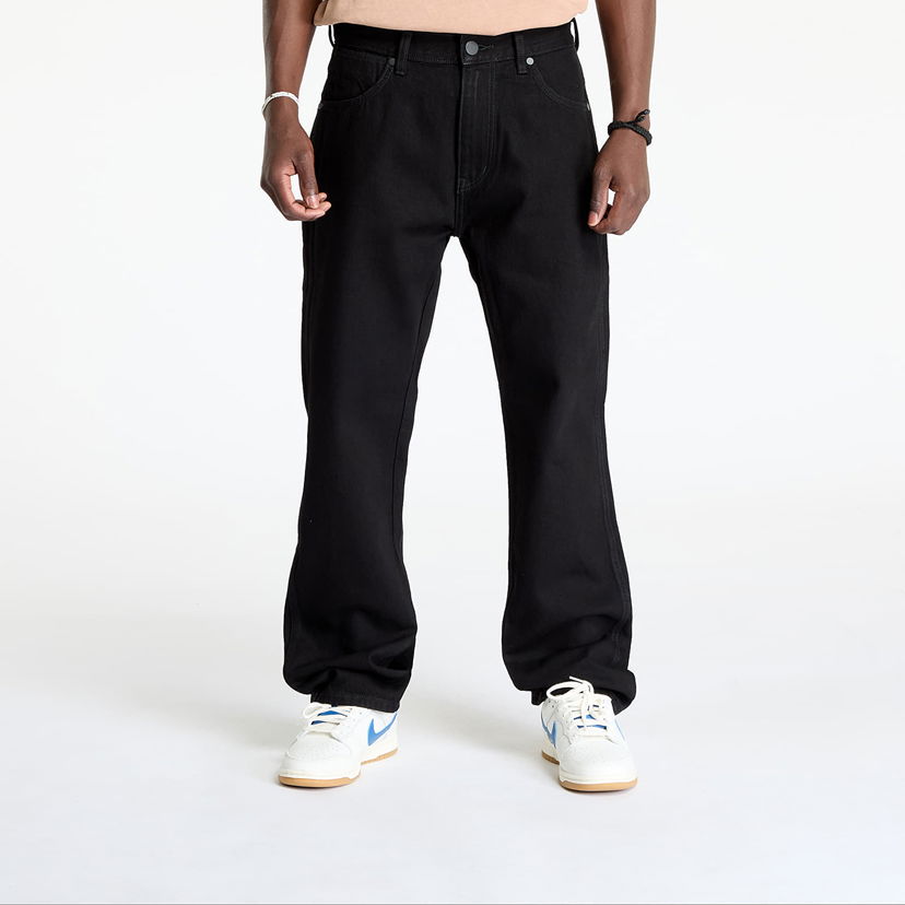 Hlače Wrangler Pants Frontier Jet Wash Crna | 112356828