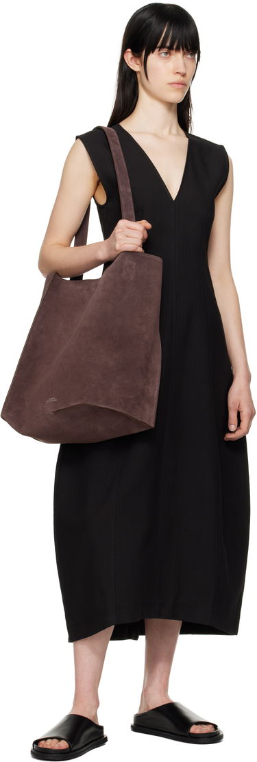 Tote bag Studio Nicholson Studio Nicholson Doublet Type 2 Suede Tote Bag Smeđa | DOUBLET TYPE 2 SN - 755, 3