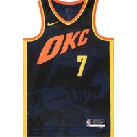 Dres Nike NBA OKLAHOMA CITY THUNDER DRI-FIT CITY EDITION SWINGMAN JERSEY CHET HOLMGREN Crna | DX8513-419, 0