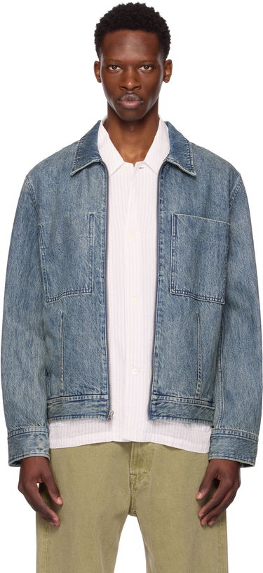 Jakna rag & bone Rag & Bone Simon Garage Denim Jacket Plava | MBW25P2011DNML, 0