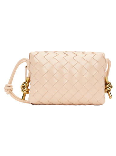 Torba za rame Bottega Veneta Mini Loop Camera Bag Bež | 736125 V2GV1