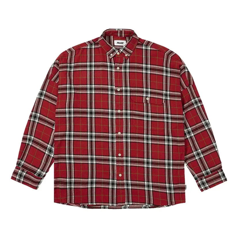 Košulja Palace Palace Lumber Yak Flannel Shirt Crvena | P26SHT018