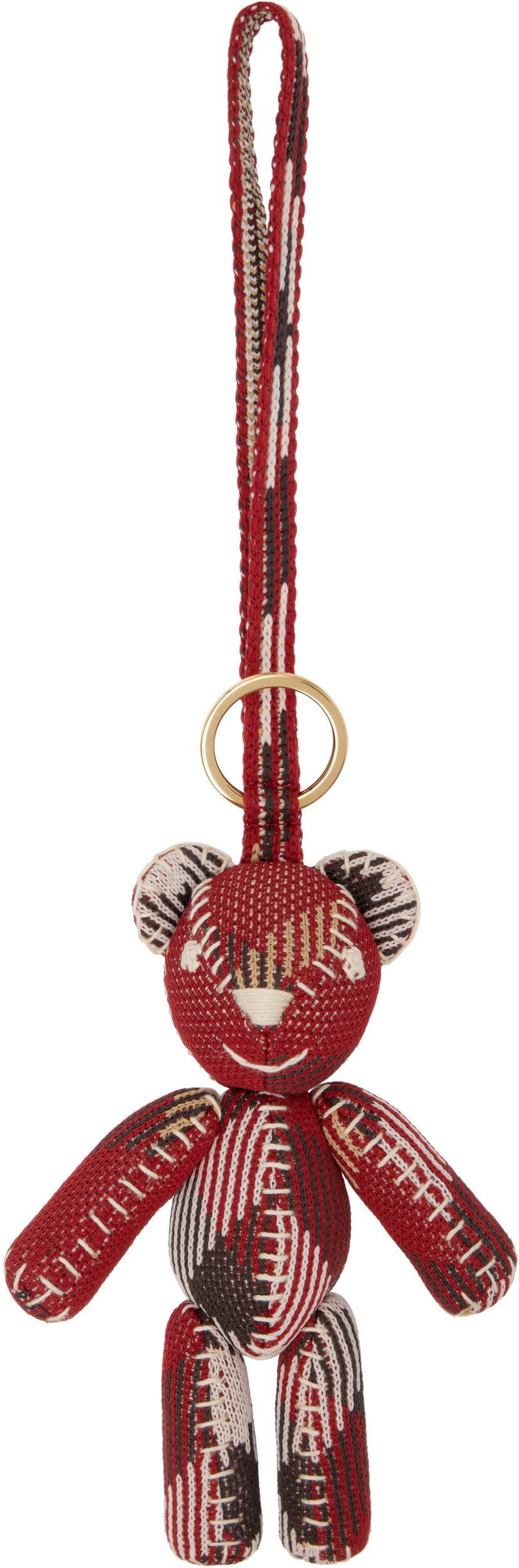 Privjesci za ključeve Burberry Burberry Thomas Bear Charm Keychain Crvena | 8103333
