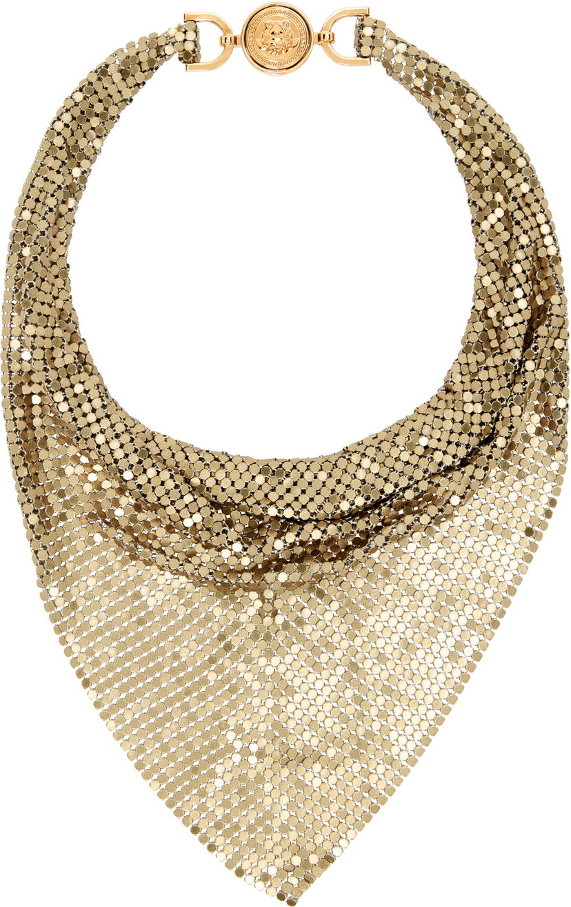 Ogrlica Versace Versace Metal Mesh Bandana Necklace Metalik | 1020527_1A14865