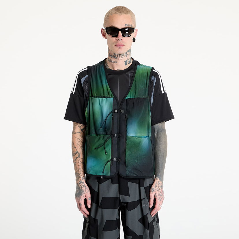 Prsluk Y-3 Y-3 Allover Print Mesh Vest Zelena | JL8300