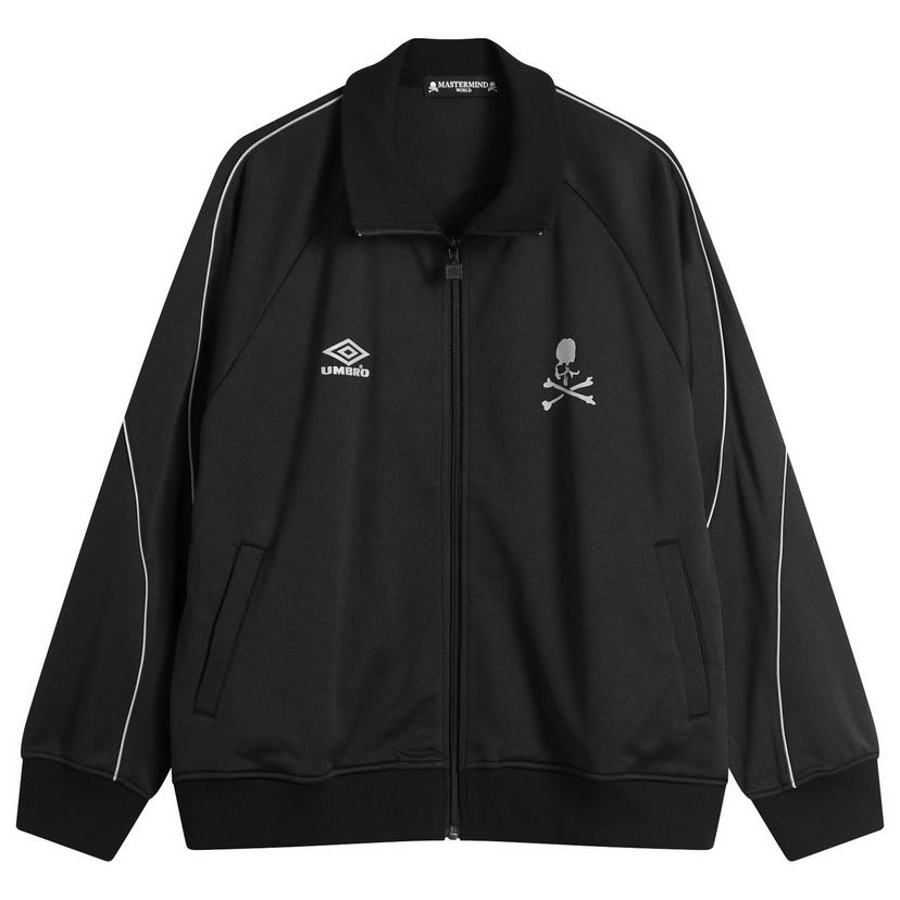 Jakna Mastermind WORLD MASTERMIND WORLD x Umbro Track Jacket, Size Large Crna | MW25C14-BL105-1