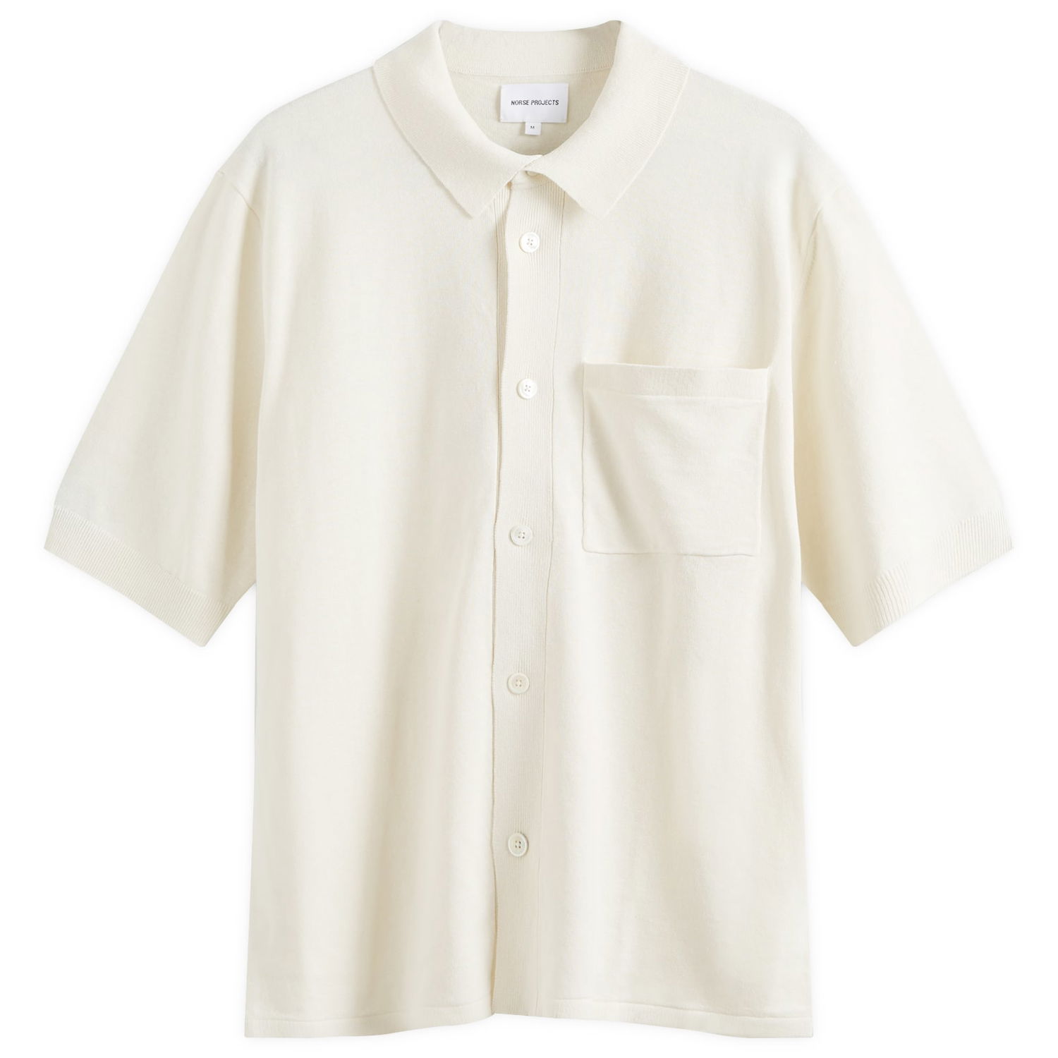 Polo majica NORSE PROJECTS Rollo Full Button Knit Polo Bijela | N45-0572-0219, 0