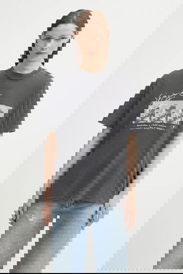 Majica kratkih rukava Anine Bing Anine Bing Ashton Graphic T-Shirt Siva | A.08.11304, 0