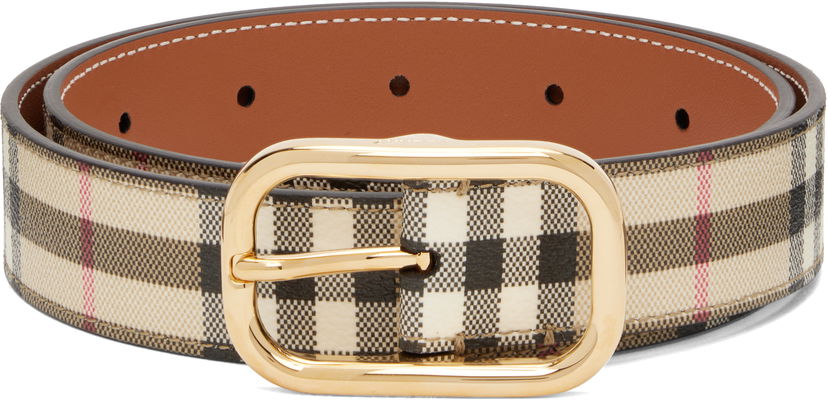 Pojasevi Burberry Burberry Check Belt Bež | 8093830