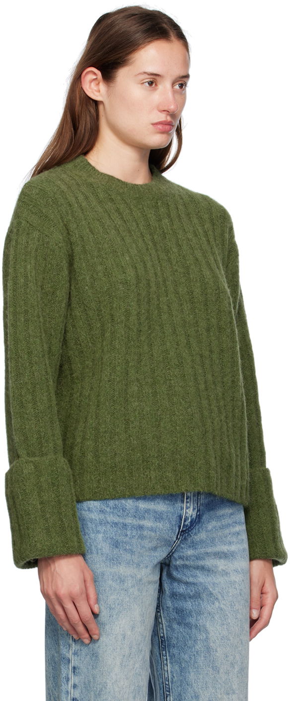Džemper rag & bone Rag & Bone Stassi Crewneck Sweater Zelena | WAS24F066ON66, 1