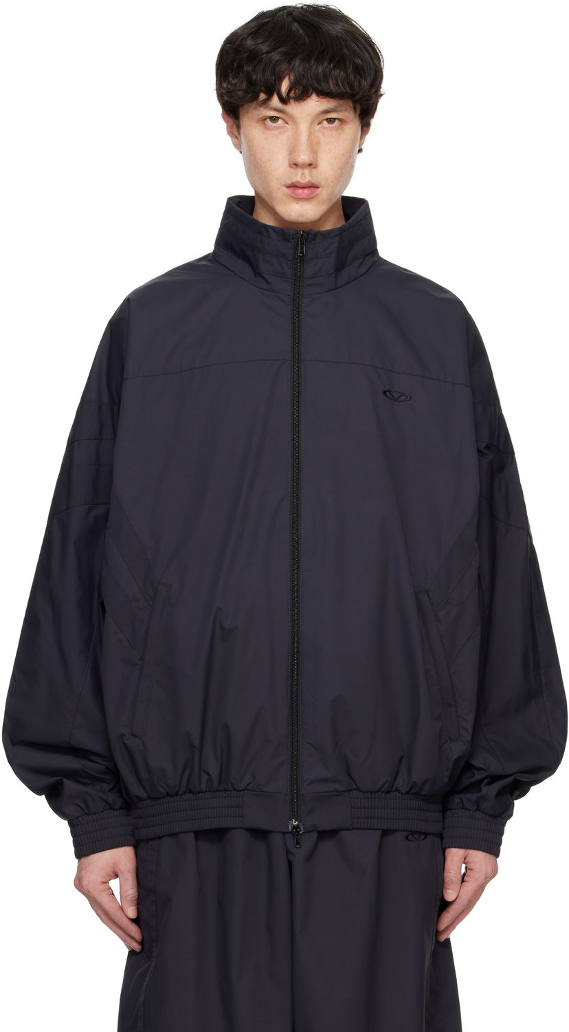 Vjetrovka VETEMENTS Oval Logo Track Jacket Crna | UA66JA370B