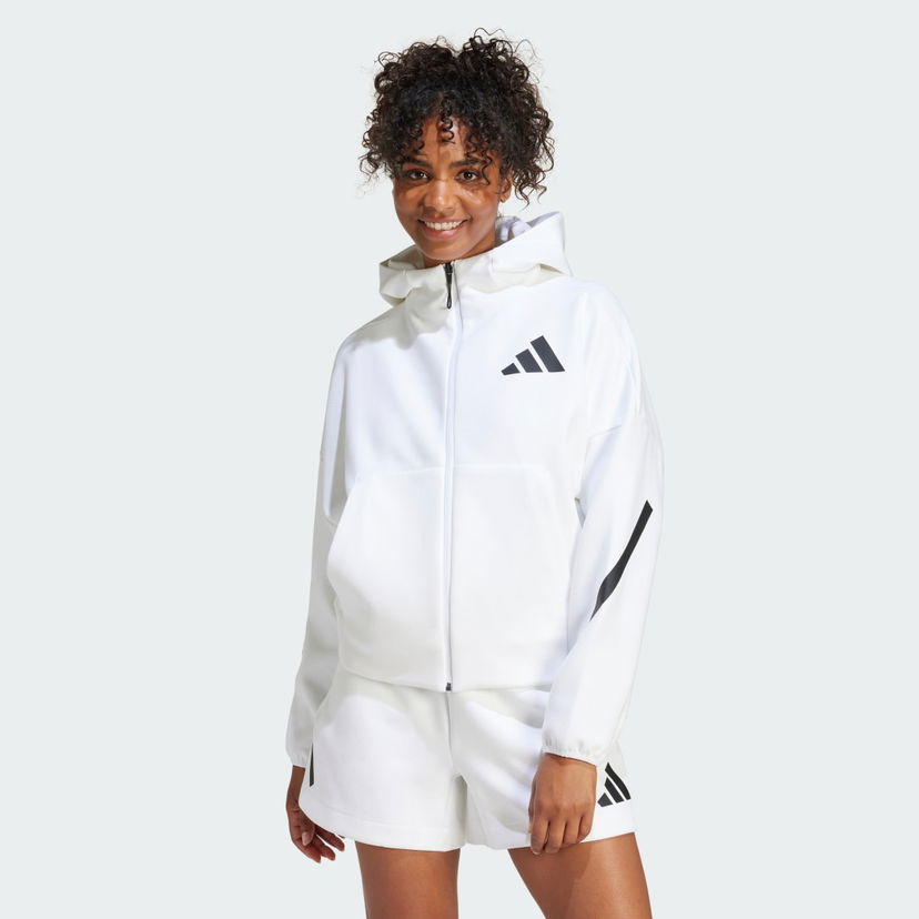 Dukserice adidas Performance Z.N.E. Full-Zip Bijela | JE7849