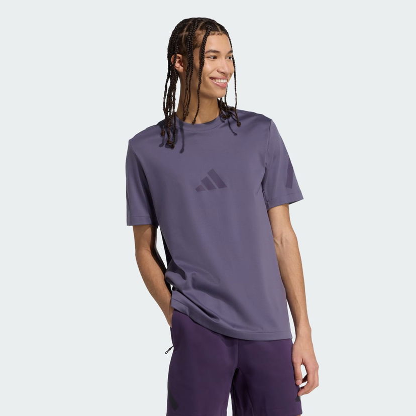 Majica kratkih rukava adidas Performance Z.N.E. T-Shirt Ljubičasta | JW4740