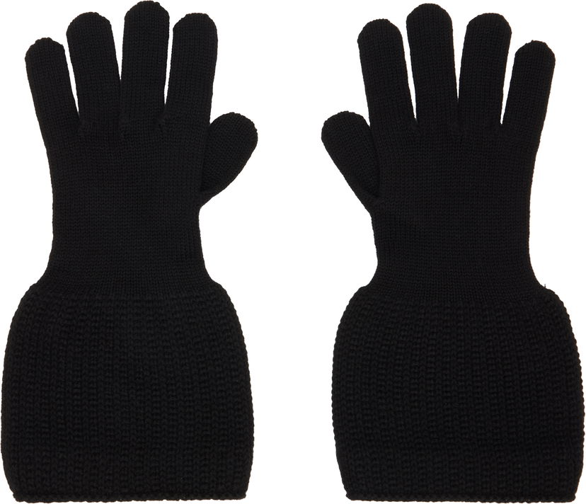 Rukavice Yohji Yamamoto YOHJI YAMAMOTO Knitted Gloves Crna | HL-W04-160