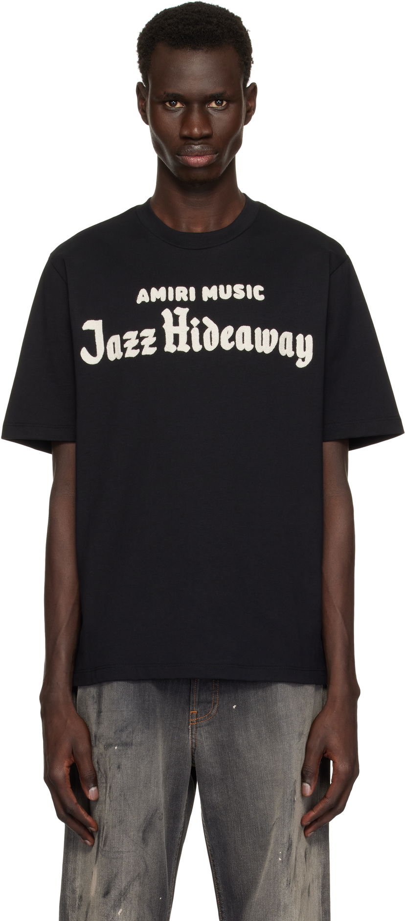 Majica kratkih rukava AMIRI Amiri Music Jazz Hideaway T-Shirt Crna | AMJYTE1172