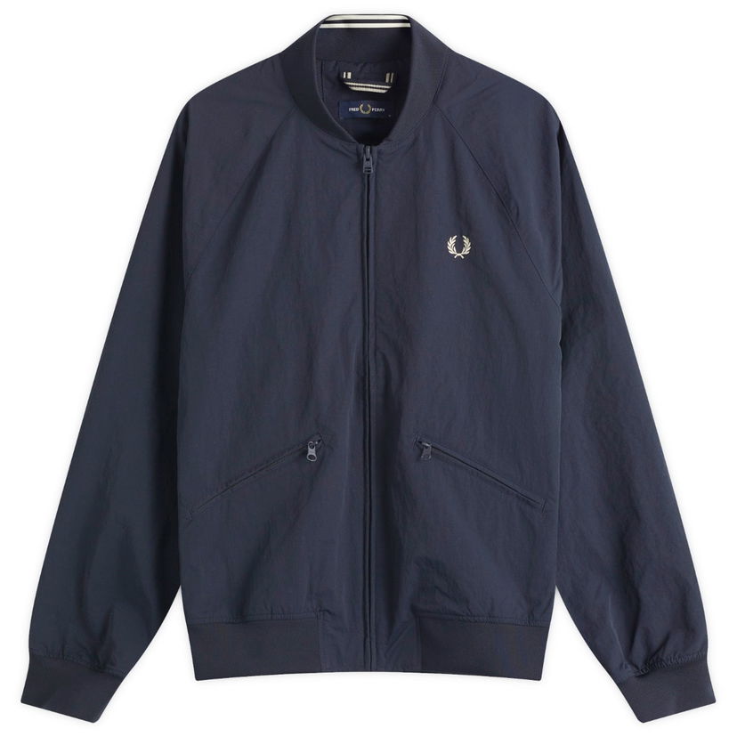 Bomber jakna Fred Perry Fred Perry Men's Textured Tennis Bomber Jacket Tamnoplava | J9039-608