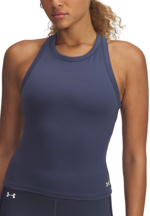 Majica bez rukava Under Armour Under Armour Motion High Neck Tank Top Tamnoplava | 1390367-044