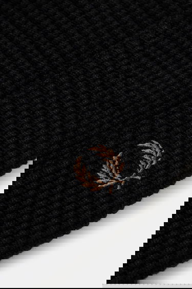 Kapica Fred Perry Fred Perry Waffle Beanie Crna | C1137 102, 4