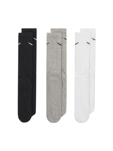 Čarape Nike Cushioned Training Crew Socks (3 Pairs) Metalik | SX4508-965