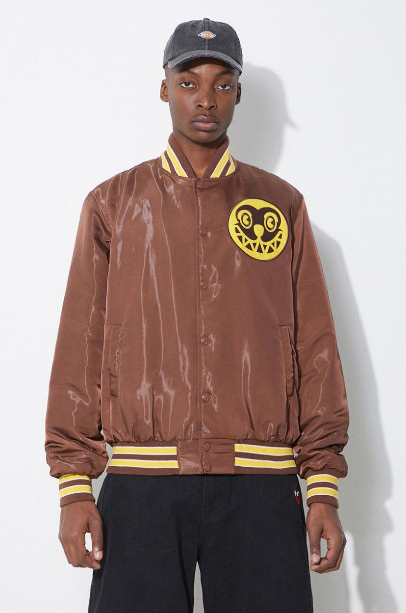 Bomber jakna BBC IceCream ICECREAM Satin Bomber Jacket Smeđa | IC24107