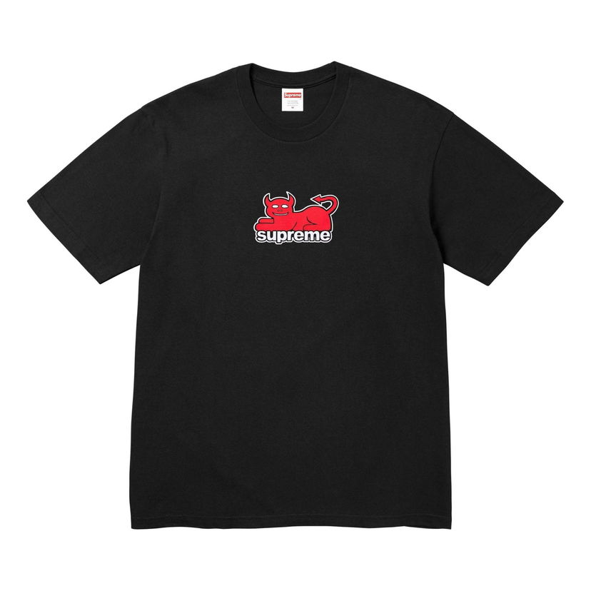 Majica kratkih rukava Supreme Toy Machine Devil Cat Graphic Tee Crna | SUP-SS24-069
