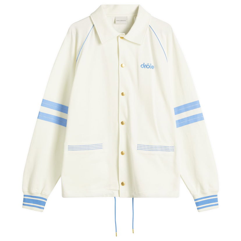 Vjetrovka Drôle de Monsieur Drôle de Monsieur Pique Lightweight Jacket Bijela | G-JT227-CO162-OW