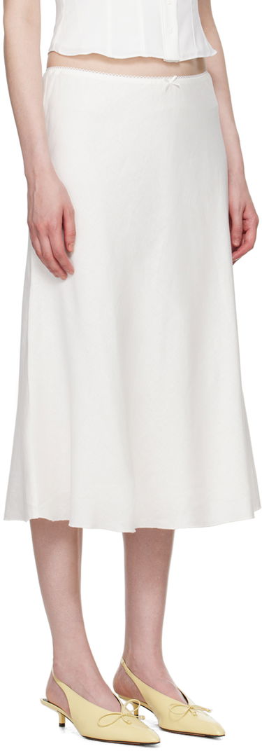 Suknja GUIZIO Guizio Paloma Midi Skirt Bijela | P24313W085, 1