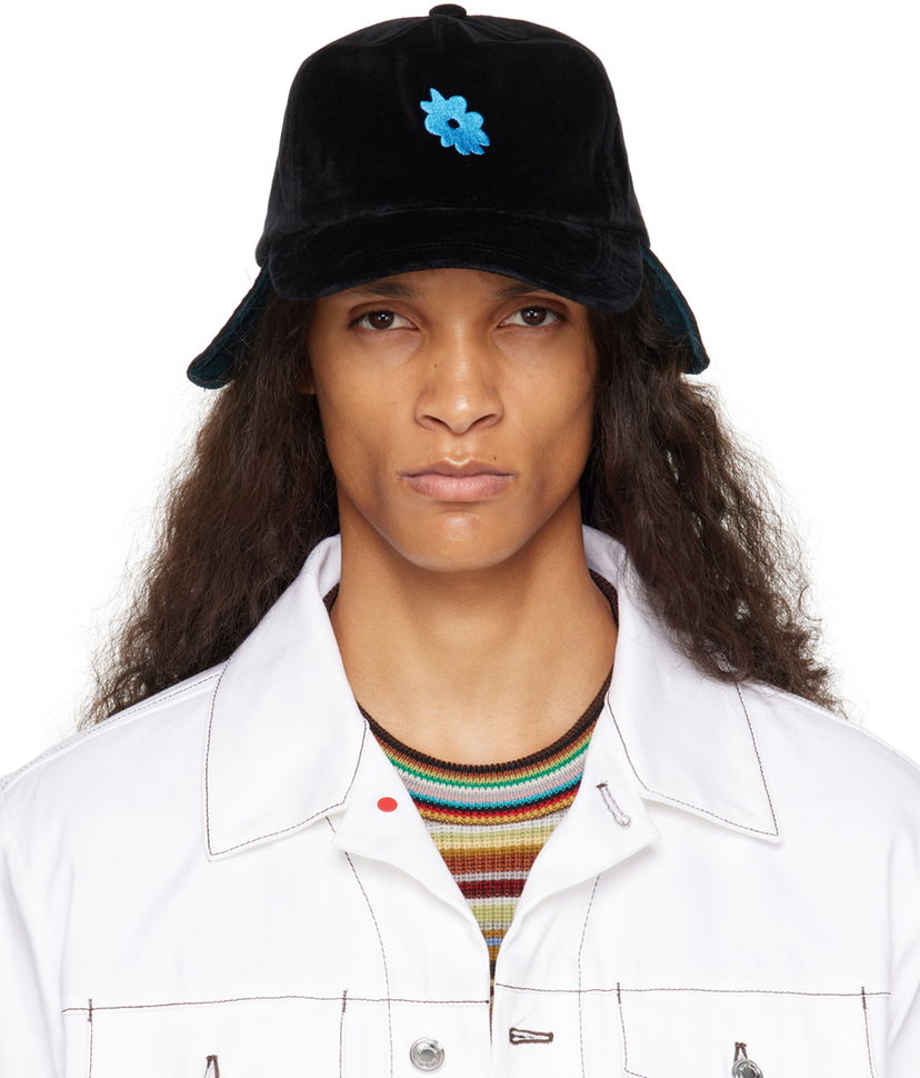 Kapa Paul Smith Paul Smith Velvet Ear Flap Cap Crna | M1A-987DT-L02121-79