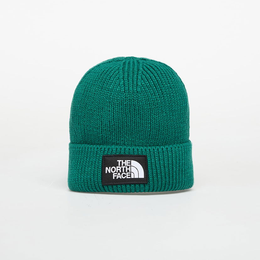 Kapica The North Face Logo Box Cuffed Beanie Zelena | NF0A8CHENL11
